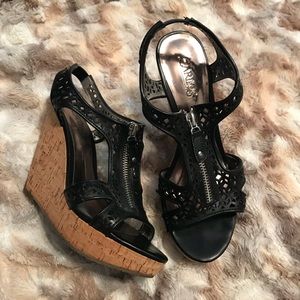 Carlos by Carlos Santana wedge sandals size 6.5